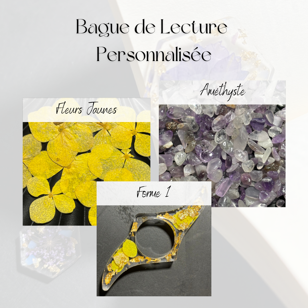 Bague de Lecture Personnalisée