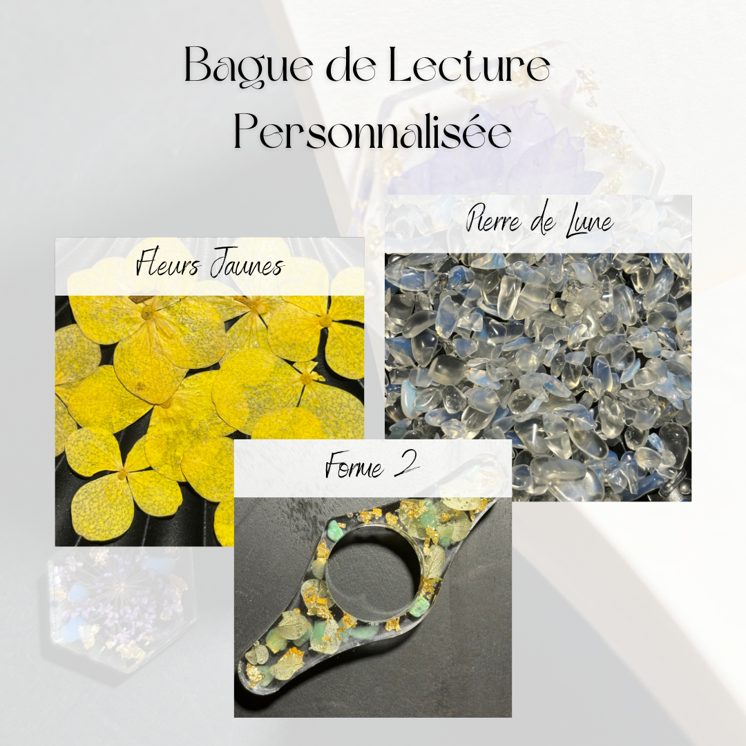 Bague de Lecture Personnalisée