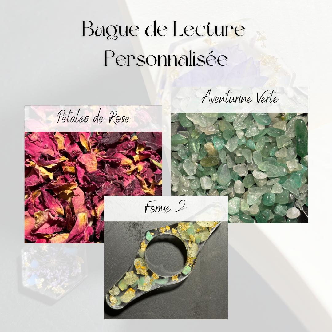 Bague de Lecture Personnalisée