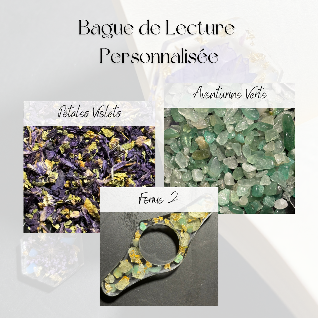 Bague de Lecture Personnalisée