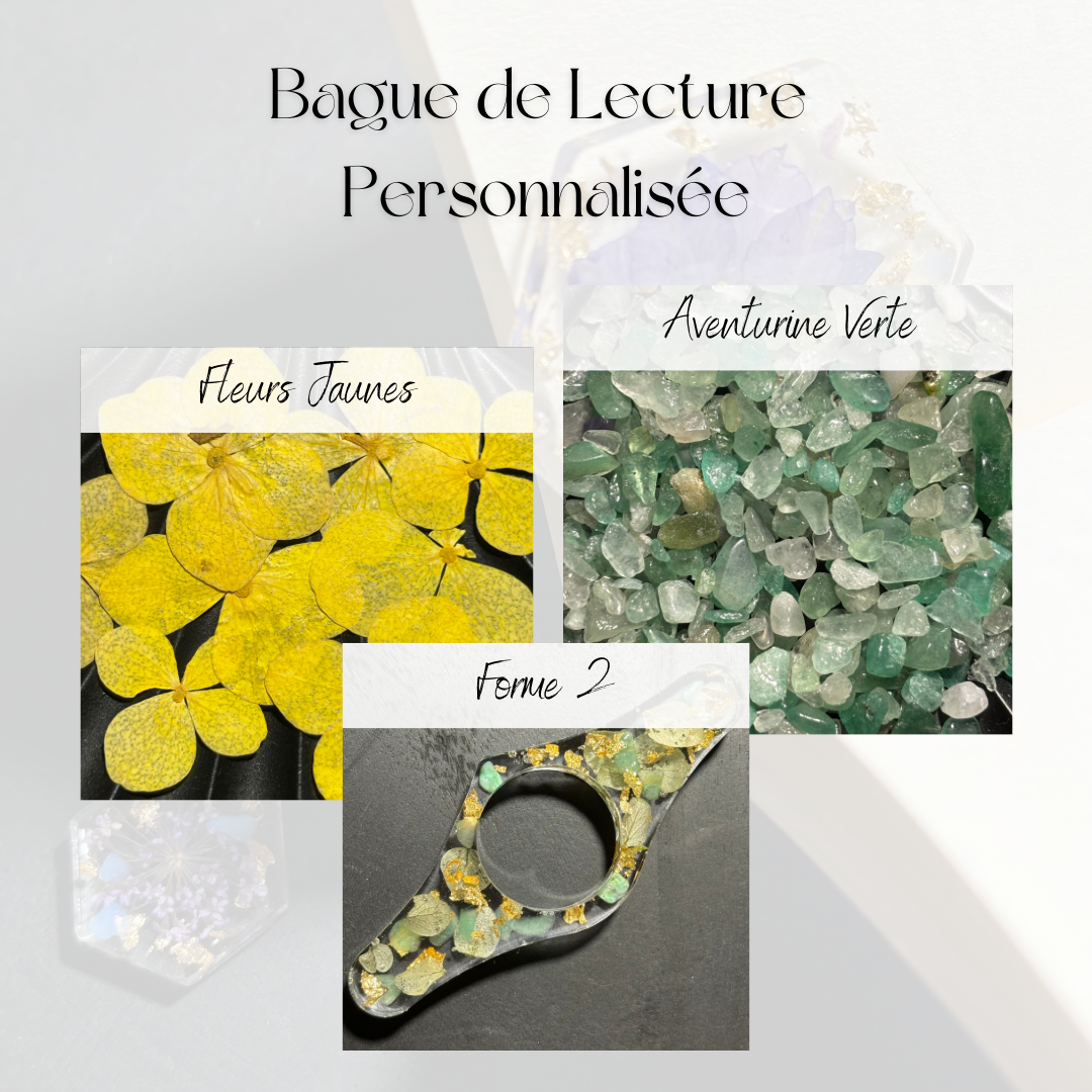 Bague de Lecture Personnalisée