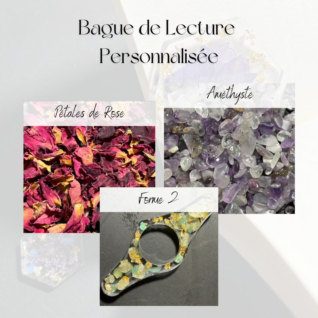 Bague de Lecture Personnalisée