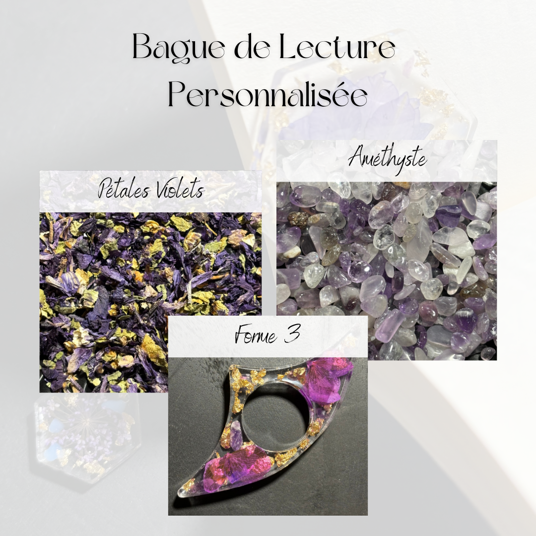 Bague de Lecture Personnalisée