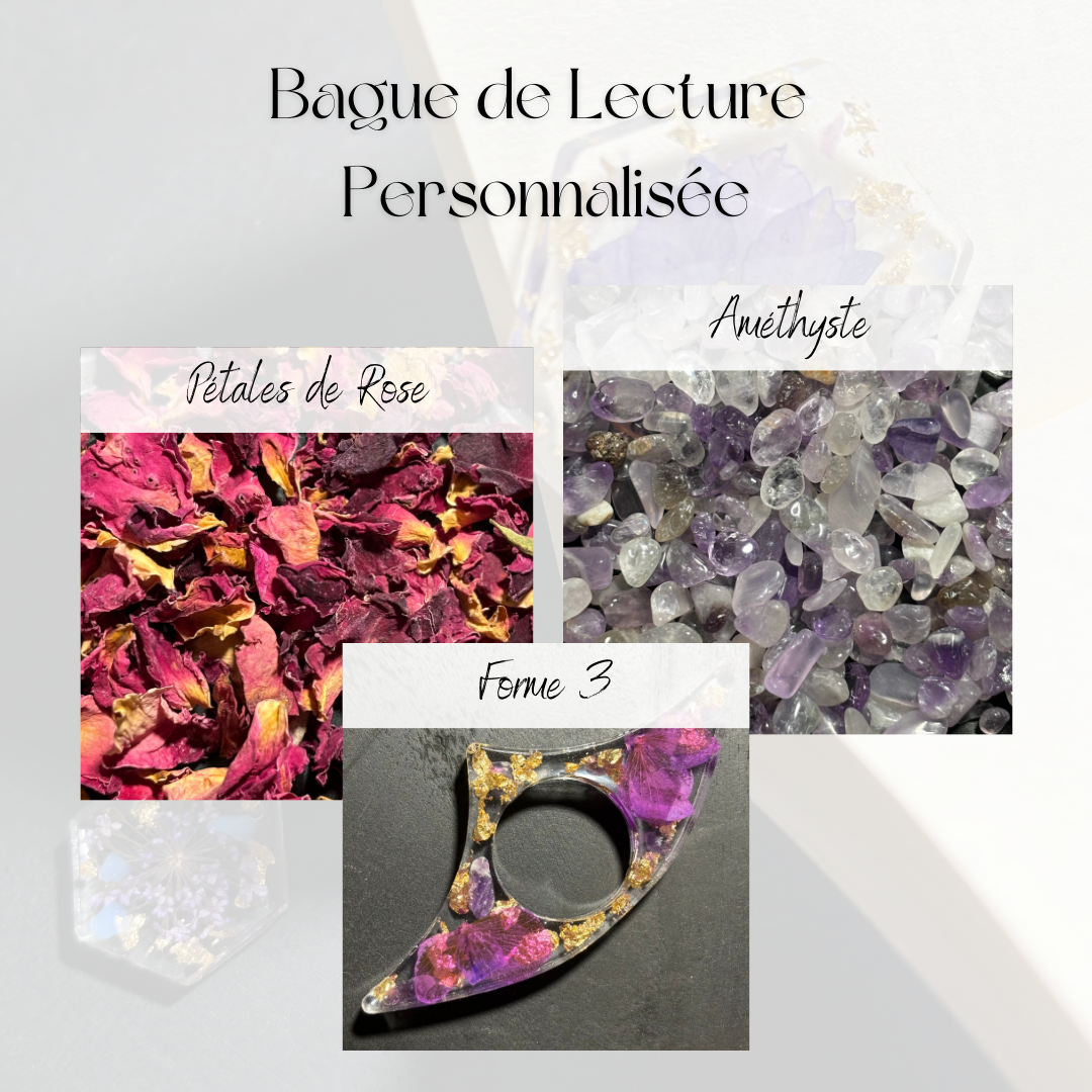 Bague de Lecture Personnalisée