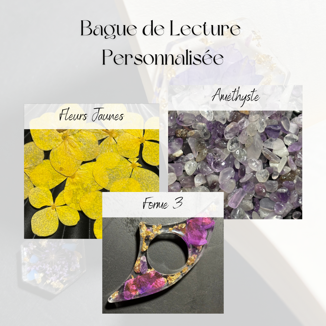 Bague de Lecture Personnalisée