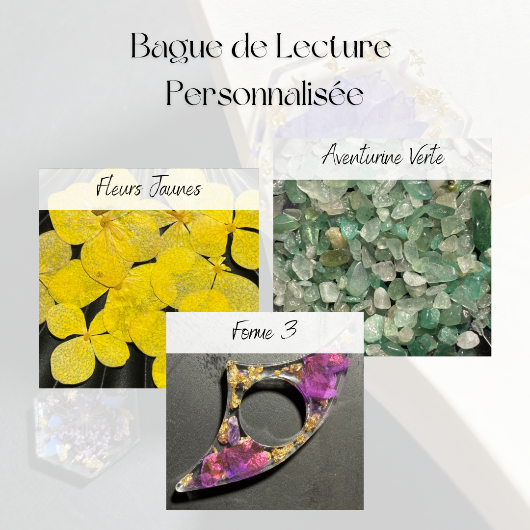 Bague de Lecture Personnalisée