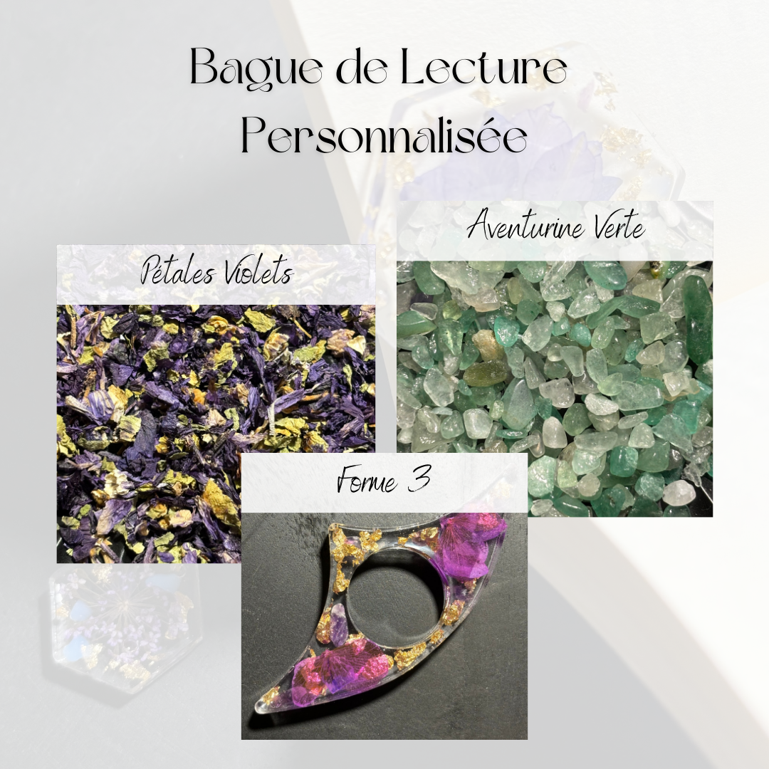 Bague de Lecture Personnalisée