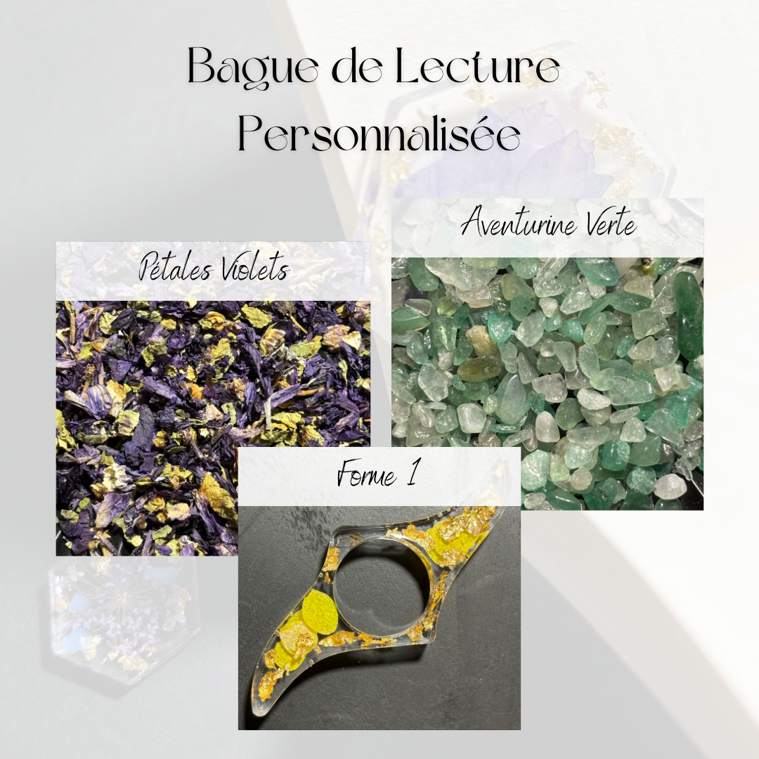 Bague de Lecture Personnalisée