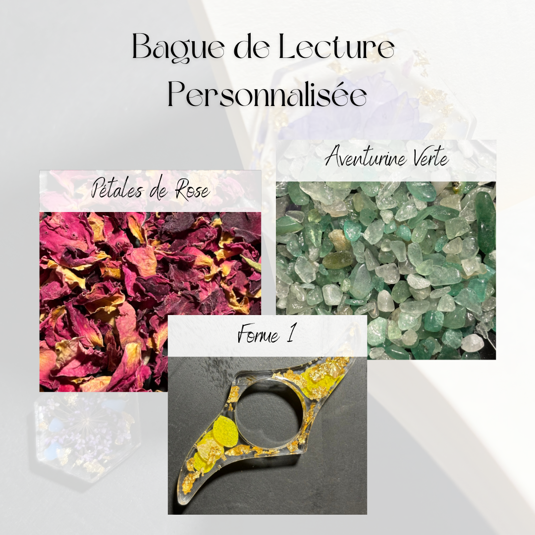 Bague de Lecture Personnalisée