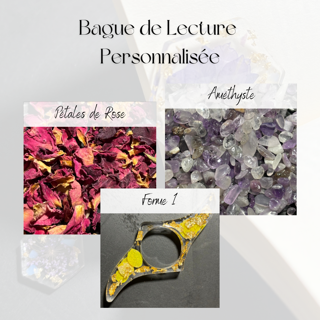 Bague de Lecture Personnalisée